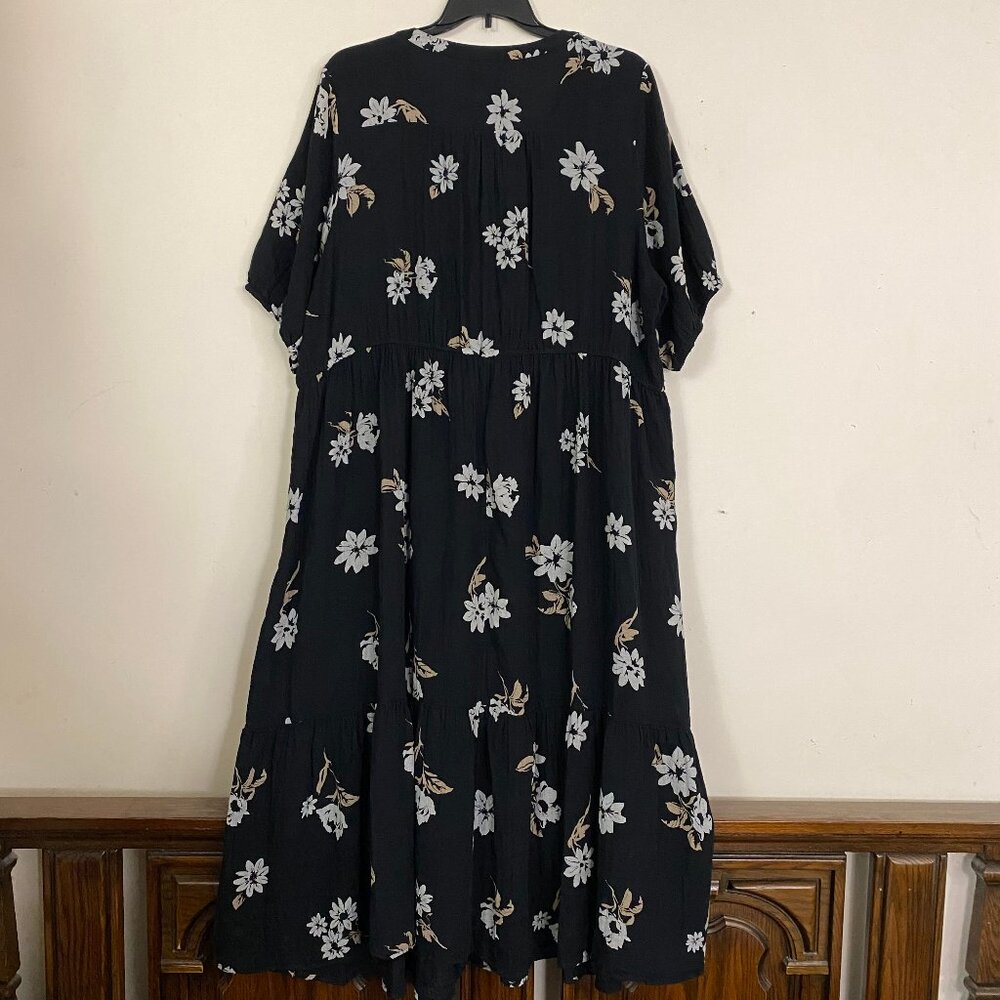 Sonoma Gauze Button Front Dress 3X - Picture 8 of 12